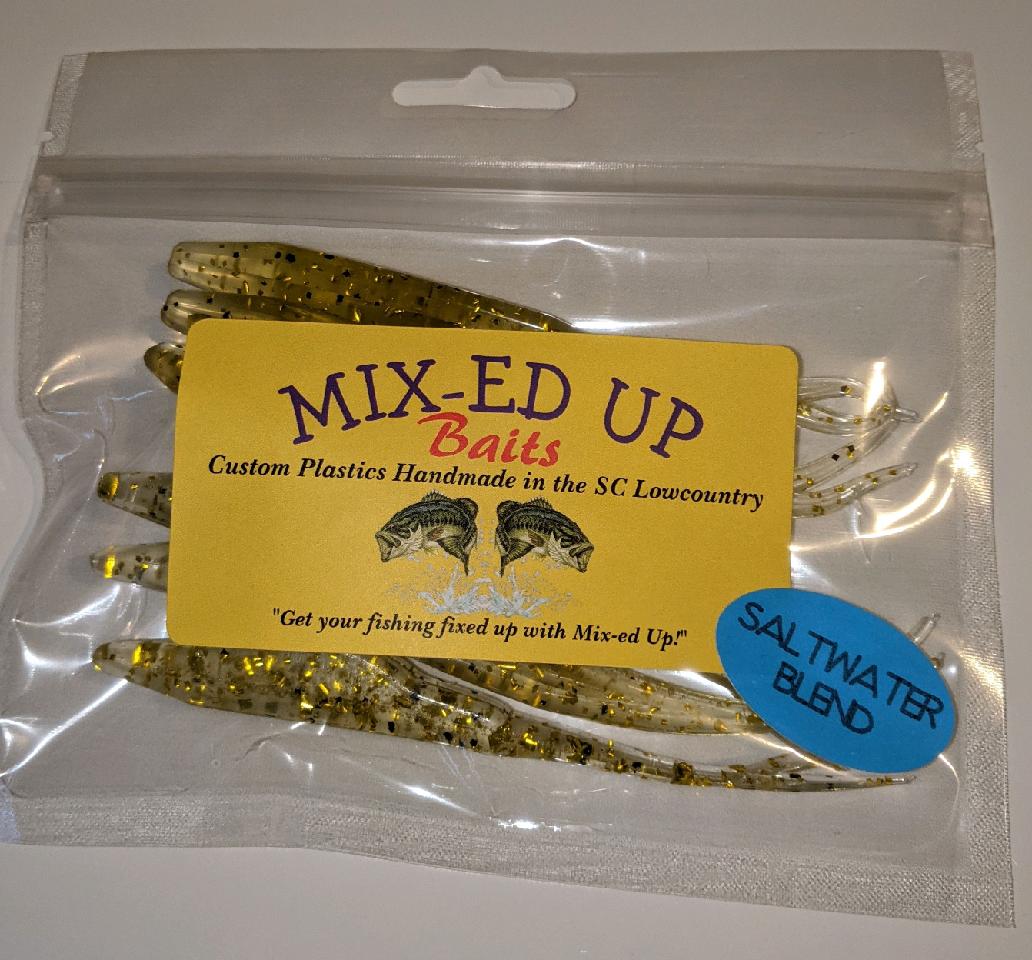 5" Fluke-styke Jerkbait (Golden Bling) 10-Pack