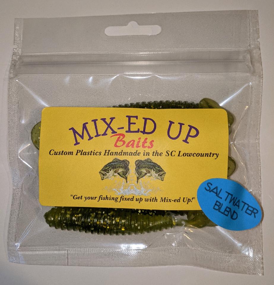 3.5" Ripper Swimbait (Watermelon Gold/White) 10-Pack