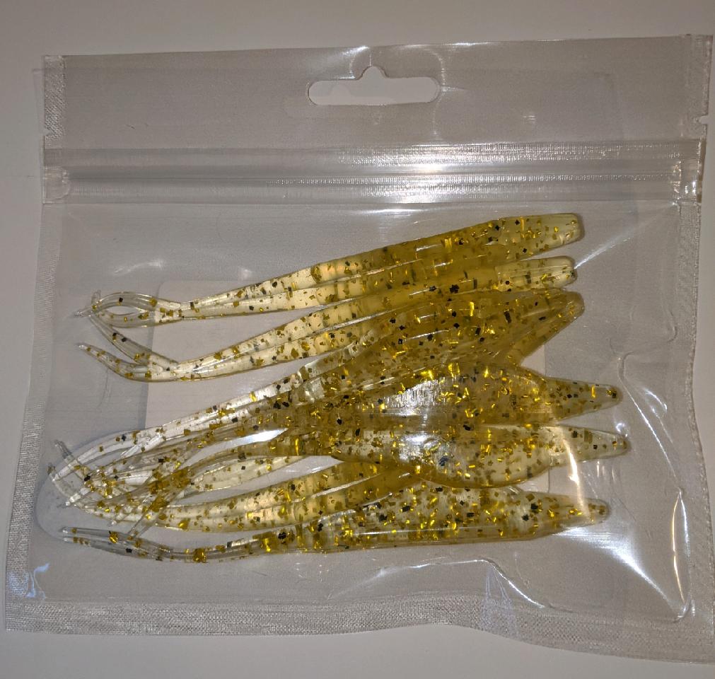 5" Fluke-styke Jerkbait (Golden Bling) 10-Pack